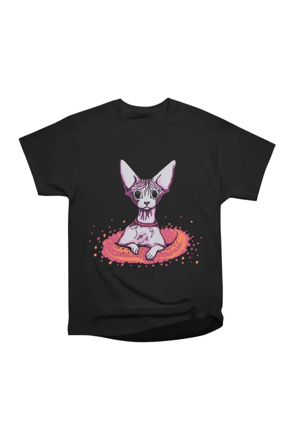 Sphynx Cat in a Blanket T-Shirt Tee Gift For Him Merch For Her Apparel For Friend