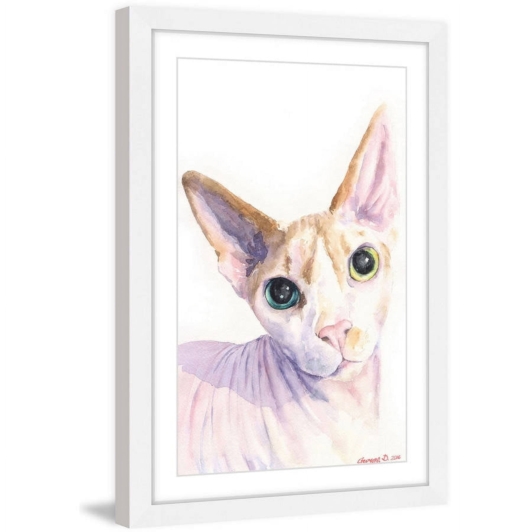 "Sphynx" Framed Painting Print