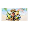 thumbnail image 1 of Sphynx Hello Summer with Sunglasses and Surfboard Tropical Vibes Desk Mat Full Keyboard Mouse Pad Cat Lover Kitten Owner Gifts Idea Large Mousepad - 00007, 1 of 5