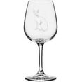 thumbnail image 1 of Sphynx Sitting Cat Themed Etched All Purpose 12.75oz Libbey Wine Glass, 1 of 4