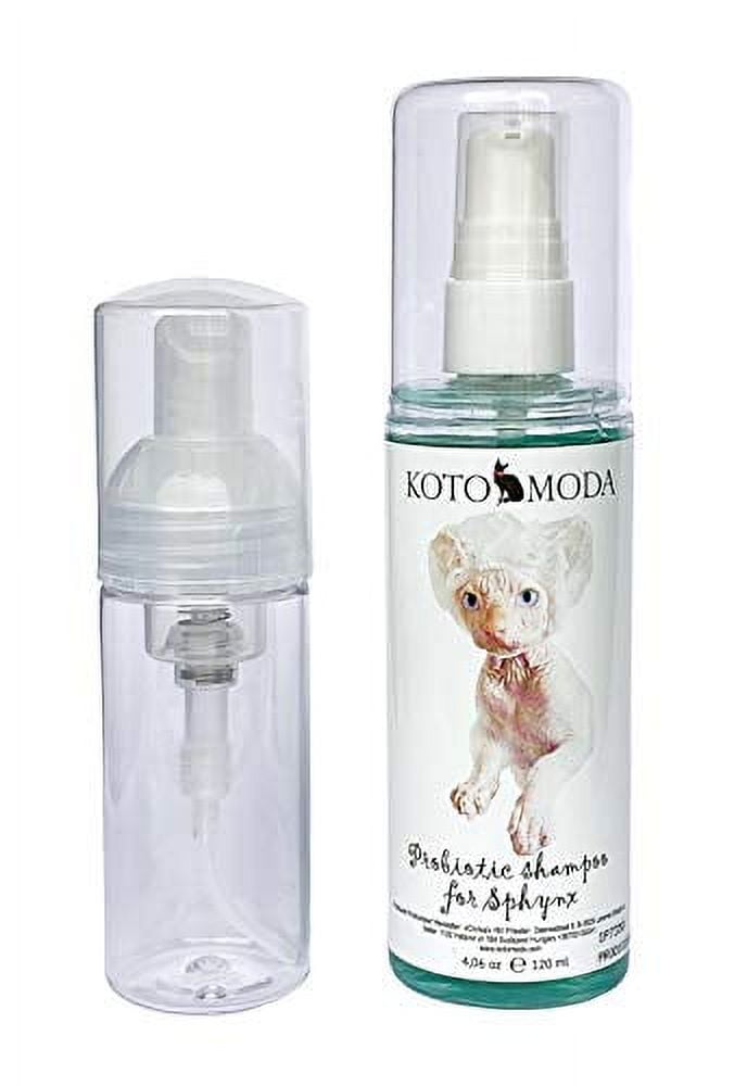 Sphynx cat Shampoo for Naked and Hairless Cats 120 ml with Foam Pump