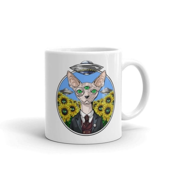 Sphynx t Mug, Hairless t Mug, Suowers Mug, Alien , UFO Coffee Mug, Hairless up, Sphynx t Gift.