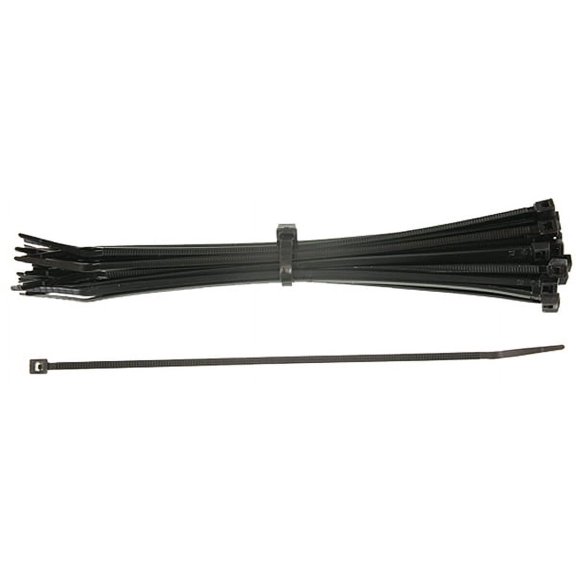 Spi-Sport Part 13-141 100/PK Black Nylon Cable Ties - 4in.