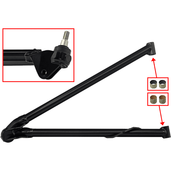 Sp1 SM-08683L Chrome Moly Lower A-Arm - Black