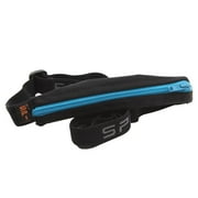 Spibelt LARGE Pocket Running Belt, No Bounce Exercise Waistpack   Black/Turquoise