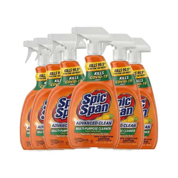 Spic & Span Advanced Clean Multi-Purpose Spray, 32 oz 6 Pack