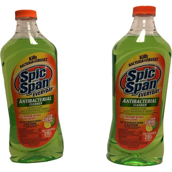 Spic and Span Antibacterial Cleaner Refills 2 PACK - 28 fl oz