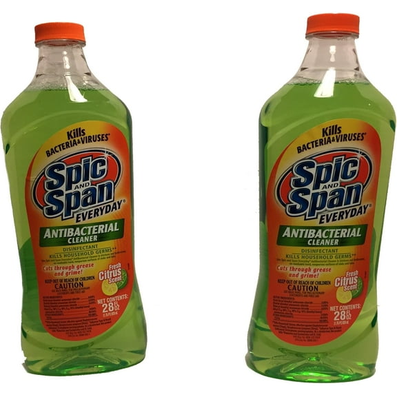 Spic and Span Antibacterial Cleaner Refills 2 PACK - 28 fl oz