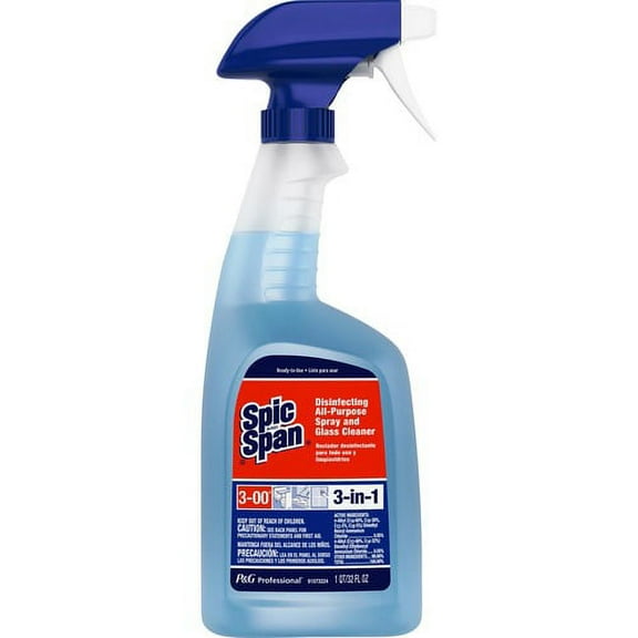Spic and Span Disinfecting All Purpose Spray - Spray - 32 fl oz (1 quart) - Fresh Scent - 1 Bottle - Light Blue | Bundle of 5 Bottles
