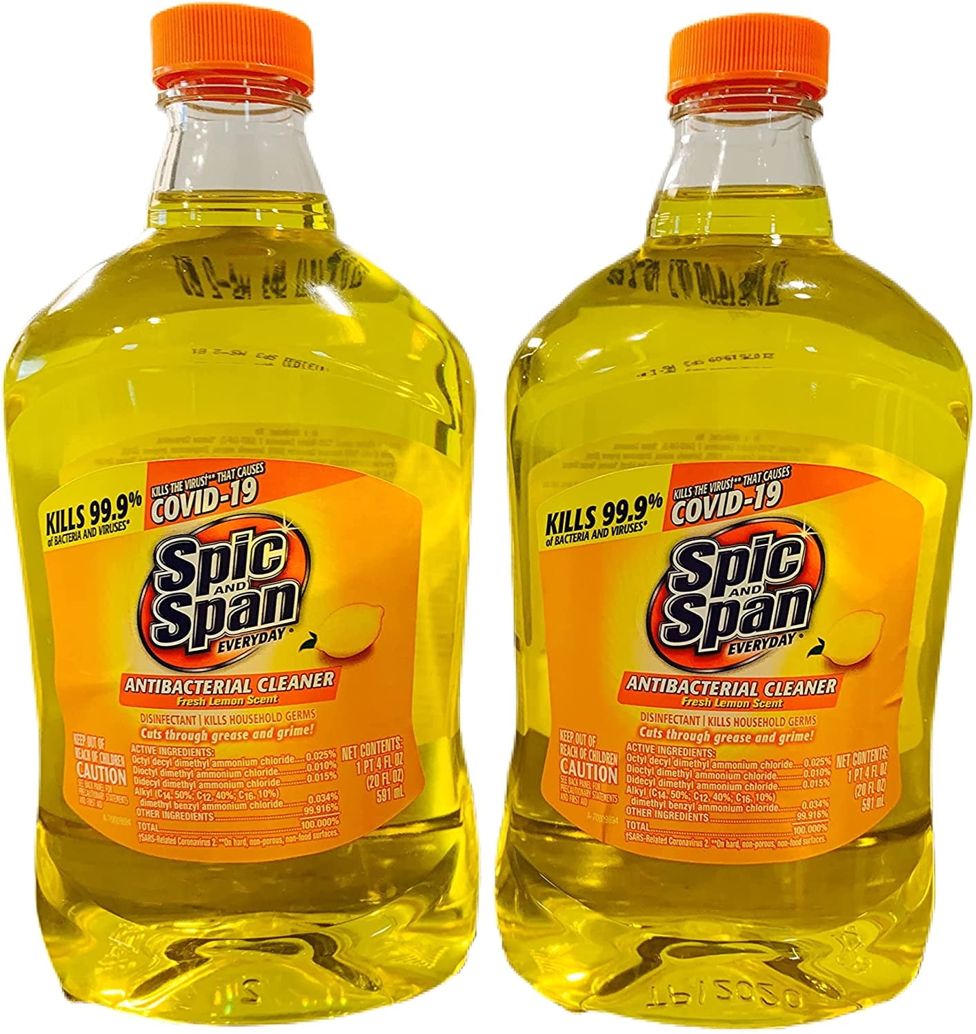 新品Spick and Span
ルーズベイカーパンツ　黒 Spic and Span Antibacterial Cleaner Refills, Lemon Scent, 20