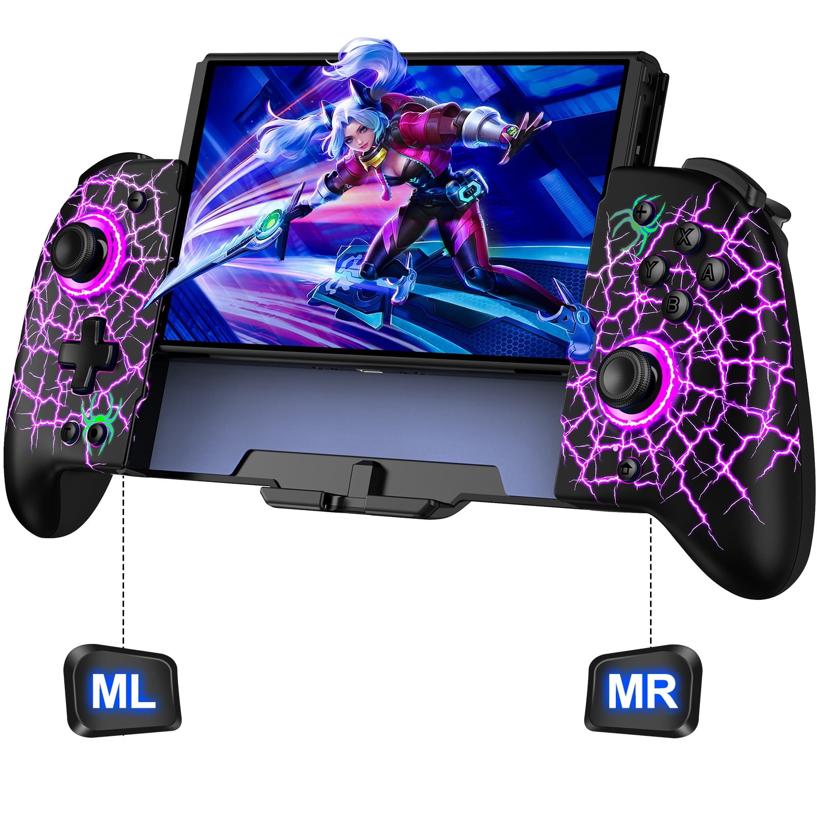 Daenfyy Switch Controllers for Nintendo Switch/Switch OLED Controller ...