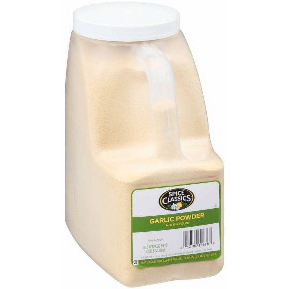 Spice Classics Garlic Powder, 932678, 5.25 lb Container, 3/Case (4191)