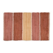 100% Cotton Rag Rug 2’x3' - Multicolor Chindi Rug - Hand Woven ...