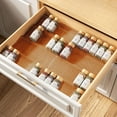 thumbnail image 1 of Spice Drawer Organizer, 8 Tier- 8 Pack Amber Acrylic Drawer Seasoning Organizer, Expandable From 11'' to 22'' Kitchen Spice Rack Organizers and Storage for Drawer (Jars not included), 1 of 7