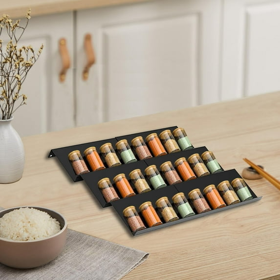 Spice Drawer Organizer Seasoning Organizer 3 Layer Spice Rack Tray Spice Organizer for Living Room Cafe Restaurant Hotel Home