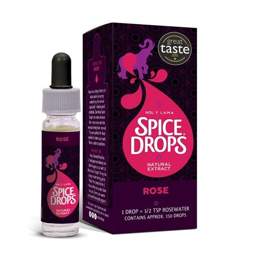 Spice Drops Concentrated Natural Rose Extract 5ml, British Import (Pack of 2)