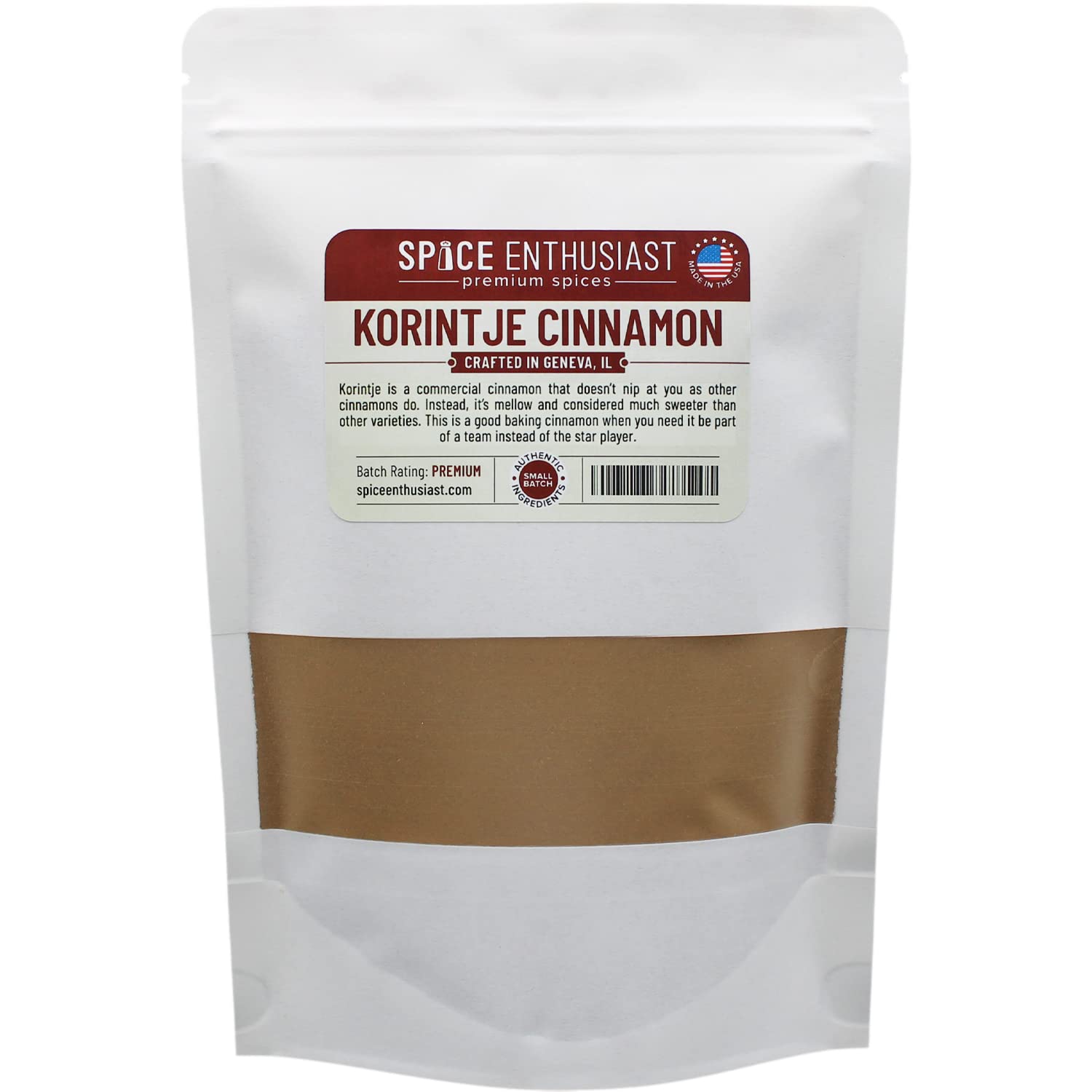 Spice Enthusiast Ground Korintje Cinnamon 8 Oz