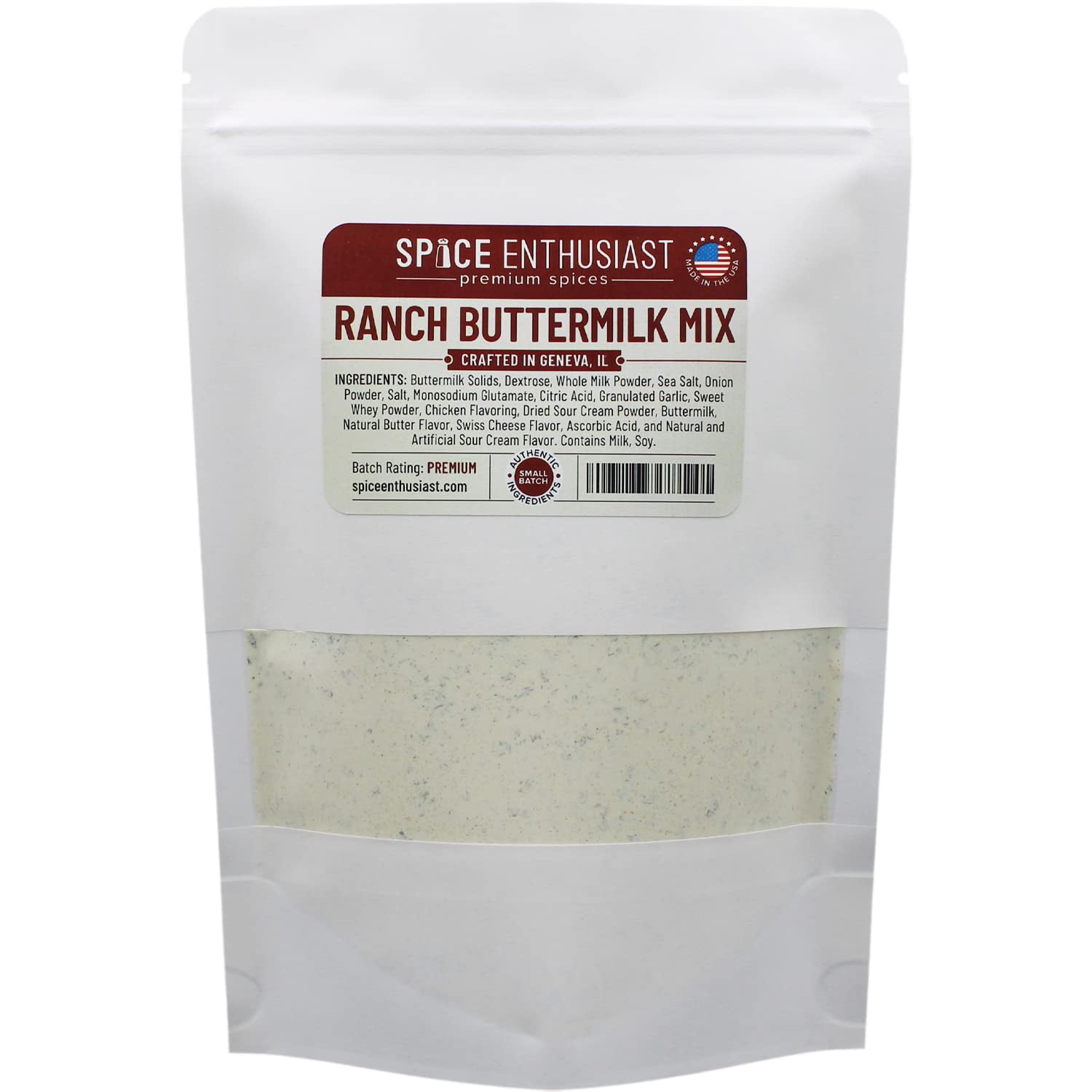 Spice Enthusiast Ranch Buttermilk Dressing Mix 1 lb