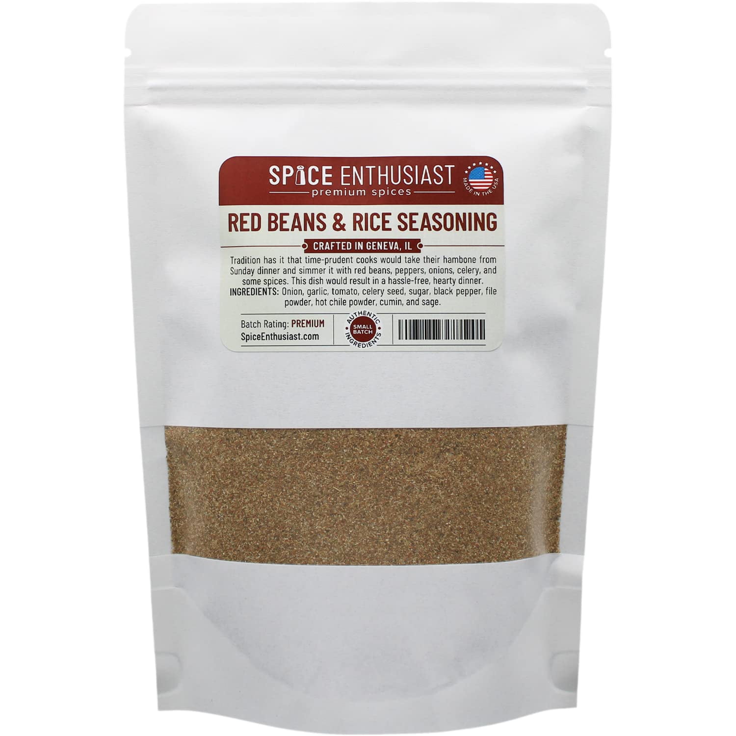 Spice Enthusiast Red Beans And Rice Seasoning 8 Oz