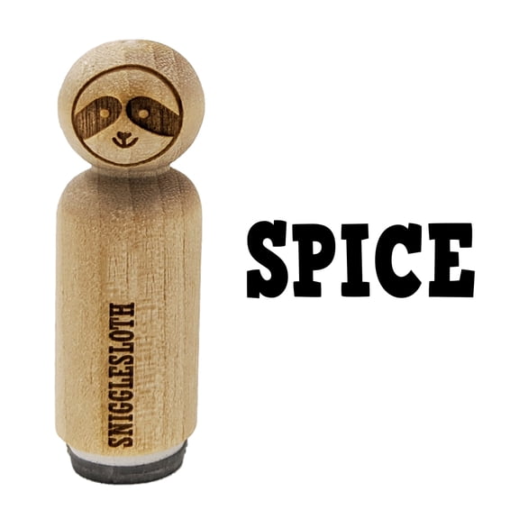 Spice Fun Text Rubber Stamp for Scrapbooking Crafting Stamping - Mini 1/2 Inch