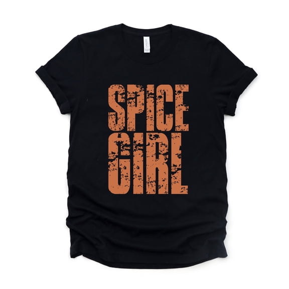 Spice Girl Block Distressed - Women's Short Sleeve Graphic T-Shirt