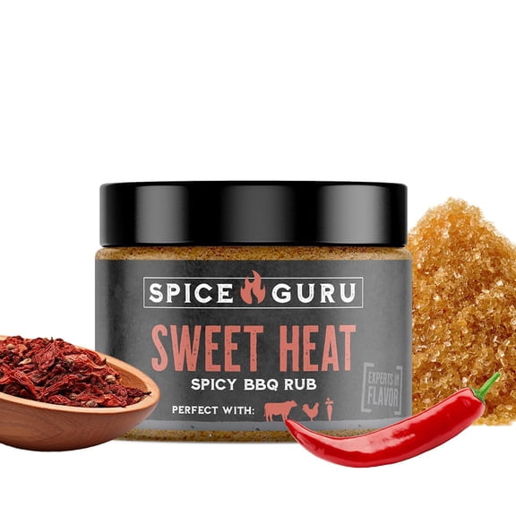 Spice Guru Sweet Heat BBQ Rub-Steak Seasoning - Seasoning for Cooking and Grilling