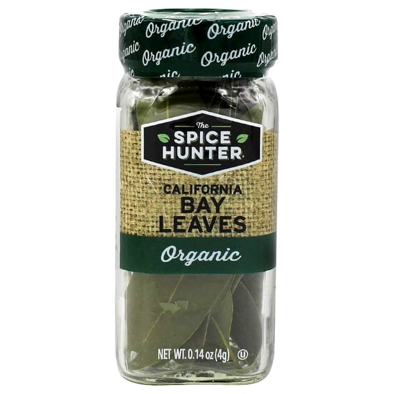 Spice Hunter Bay Leaves, California, Whole, 100% Organic, 0.14 oz
