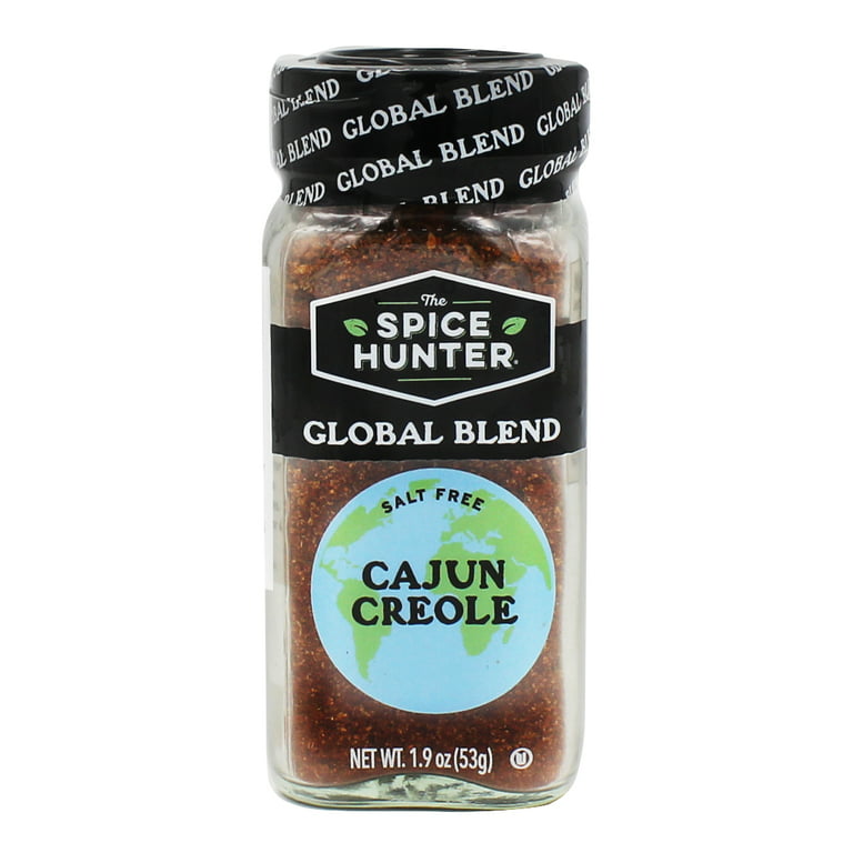Spice Hunter Seasoning Blend, Cajun Creole, Salt Free - 1.9 oz