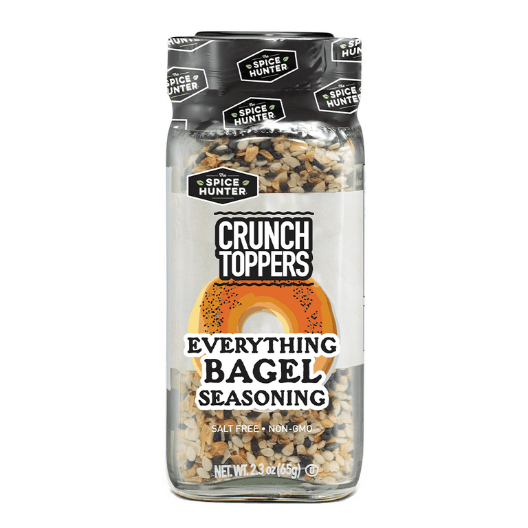 Spice Hunter Salt Free Everything Bagel Crunch Seasoning, 2.3 oz [Pack of  6] 