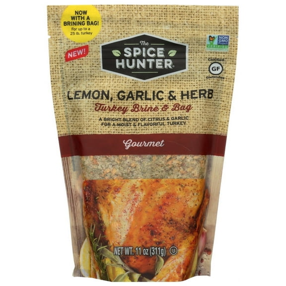 Spice Hunter Lemon Garlic Turkey Brine, 11 Oz