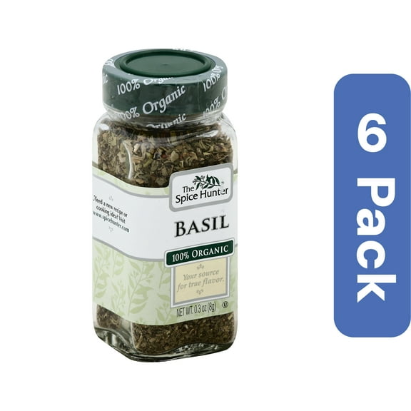 Spice Hunter Organic Basil 0.3 oz (Pack Of 6)