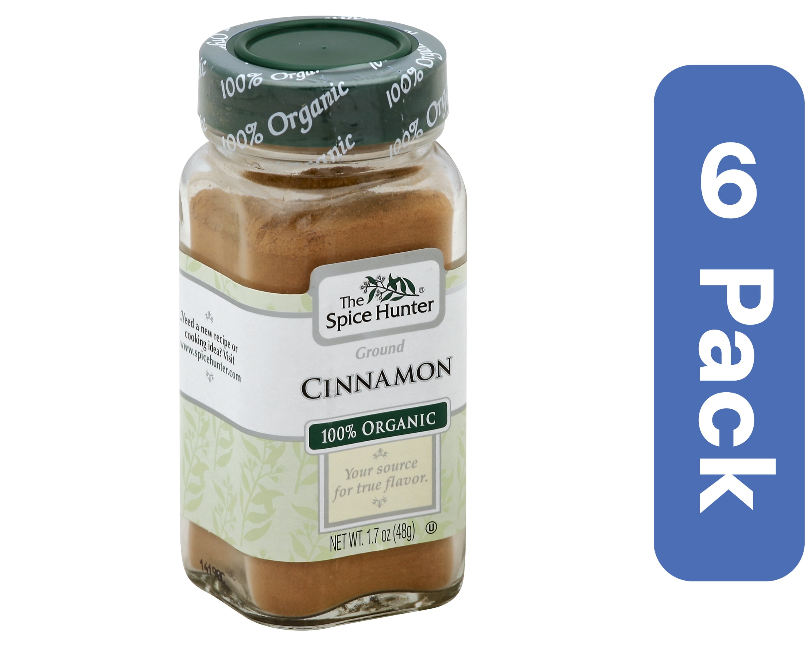 Spice Hunter Organic Ground Cinnamon 1.7 oz (Pack Of 6)