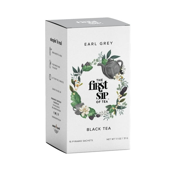 Spice Hut - Earl Grey Black Tea, Classic English Tea with Bergamot - 16 Tea Bags