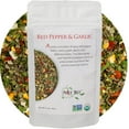 thumbnail image 1 of The Spice Hut - Red Pepper & Garlic Seasoning - Organic, Salt-Free Seasoning - Spicy Italian Herb Blend , Vegan, Gluten-Free, Keto -NO MSG- 2oz Resealable Pouch, 1 of 3