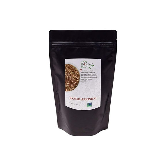 The Spice Hut - Za'tar (Zatar Zaatar) Seasoning - Organic, Salt-Free Seasoning - Spice Blend for Cooking Meat, Vegetables, Dips, Spreads, Vegan, Gluten-Free, Keto -NO MSG- 1LB BULK Resealable Pouch
