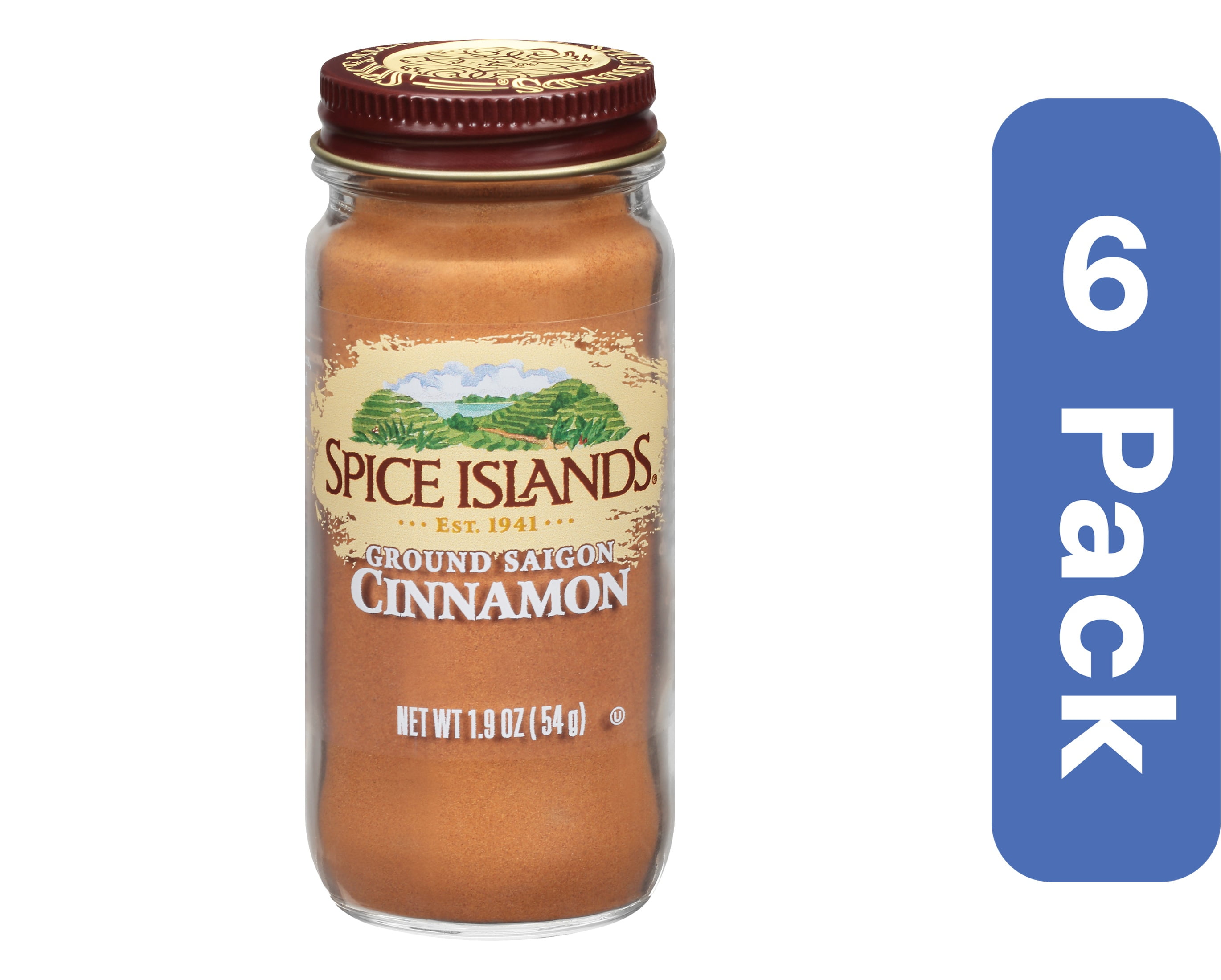 Spice Island Ground Cinnamon 1.9 oz (Pack Of 6)