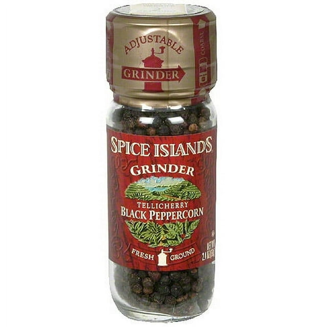 Spice Islands Black Grinder Peppercorn, 2.4 oz (Pack of 3)