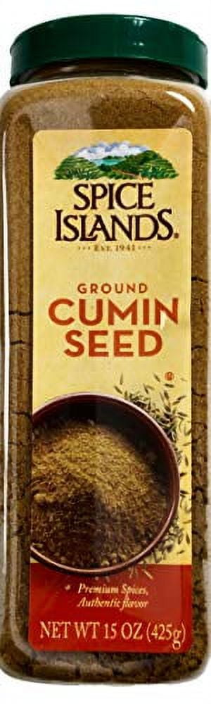 Spice Islands Ground Cumin Seed Herb Premium Authentic Flavor, 15 Ounce 1 pack