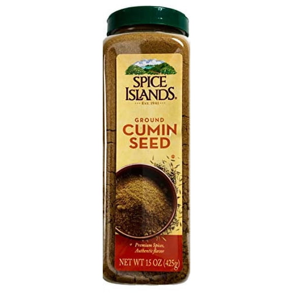 Spice Islands Ground Cumin Seed Herb Premium Authentic Flavor, 15 Ounce 1 pack