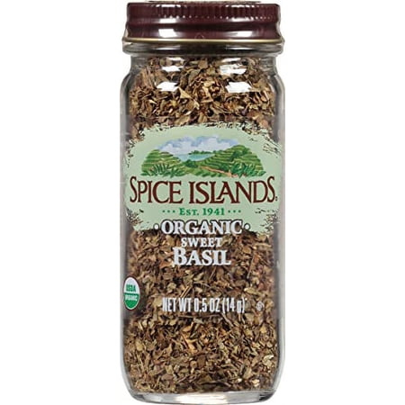 Spice Islands Organic Basil, 0.5 Ounce