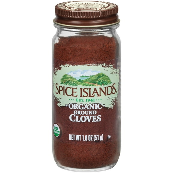 Spice Islands Organic Ground Cloves 1.8 oz. Jar