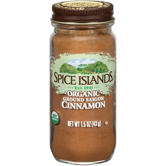 Spice Islands Organic Ground Saigon Cinnamon 1.5 oz. Jar