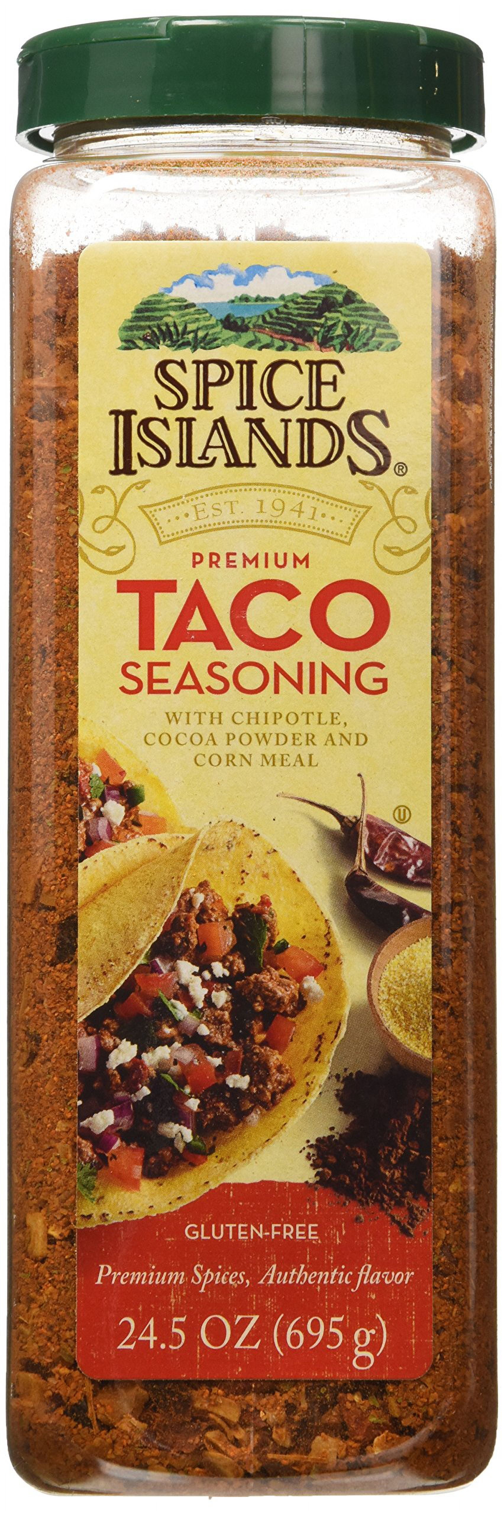 Spice Islands Premium Taco YPF5 Seasoning with Chipotle Cocoa Powder