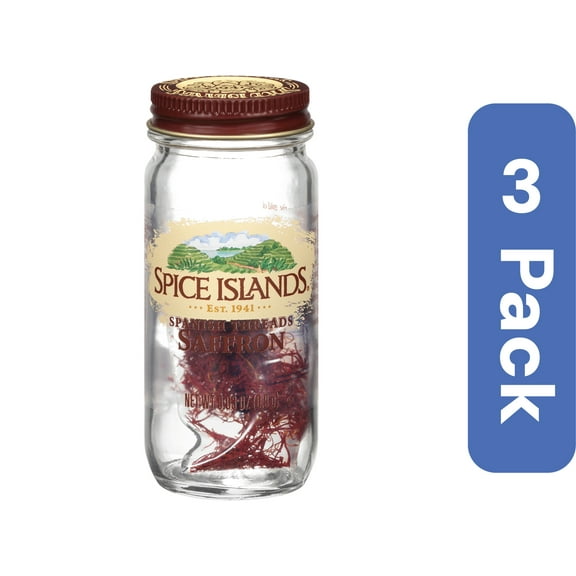Spice Islands Saffron Threads Seasoning 0.035 oz (Pack of 3)