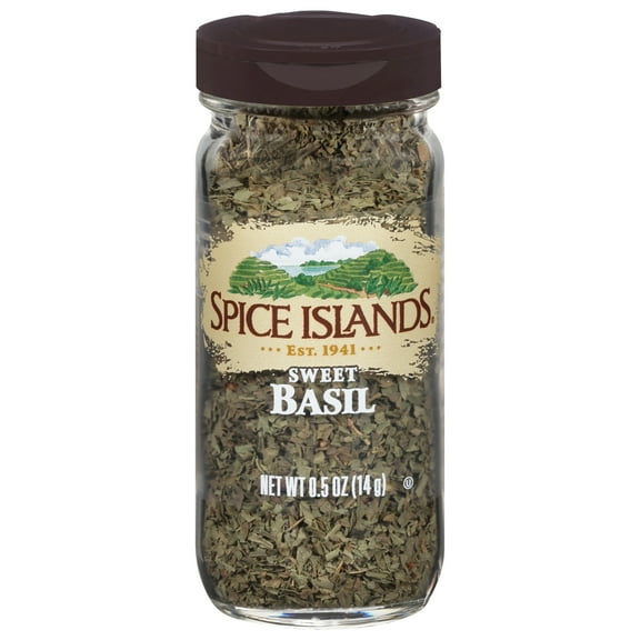 Spice Islands Sweet Basil, Kosher, 0.5 oz