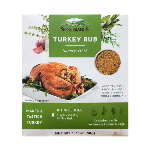 Spice Islands Turkey Rub Kit, 1.75 (30501)