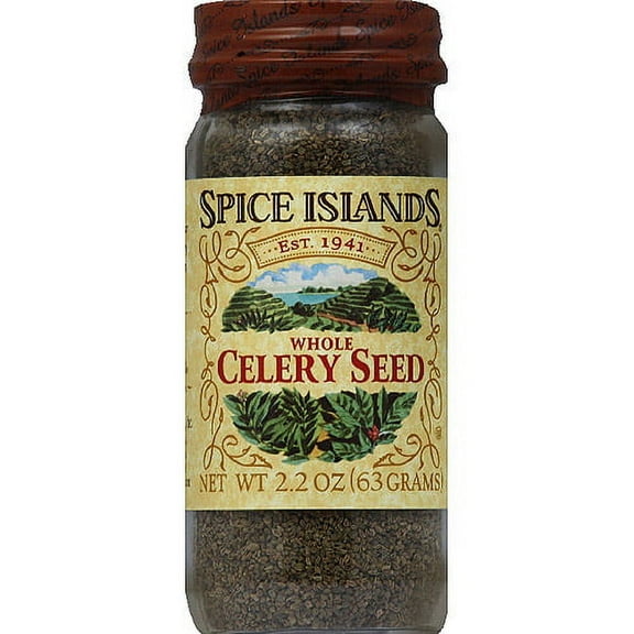 Spice Islands Whole Celery Seed, 2.2 oz, (Pack of 3)