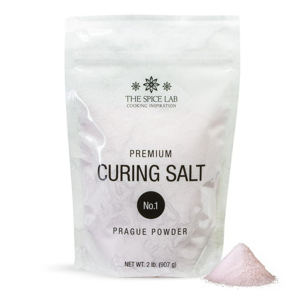The Spice Lab Curing Salt MDA05#1 (2 Lb Curing Salt (Prague Powder 1) 6.25% Sodium Nitrite Curing Salt for Meat, Game, Bacon Cure, Brining Salt, Jerky Cure, Brisket & Corned Beef - Made in USA