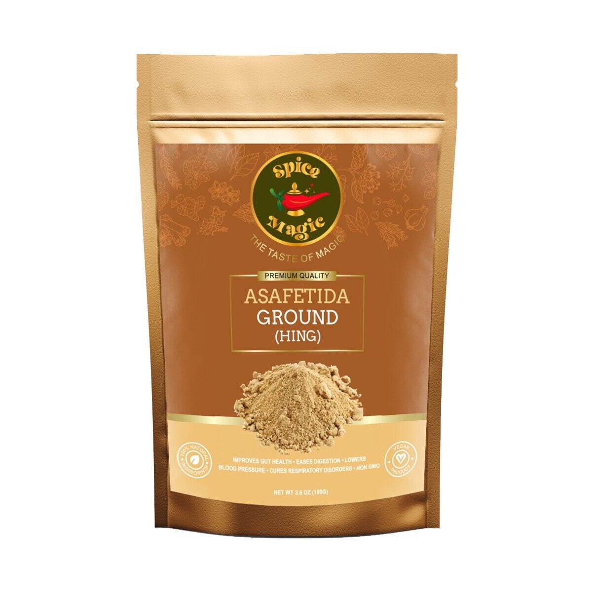 Spice Magic Asafetida Ground 3.5oz (100g) 100 Pure & Natural