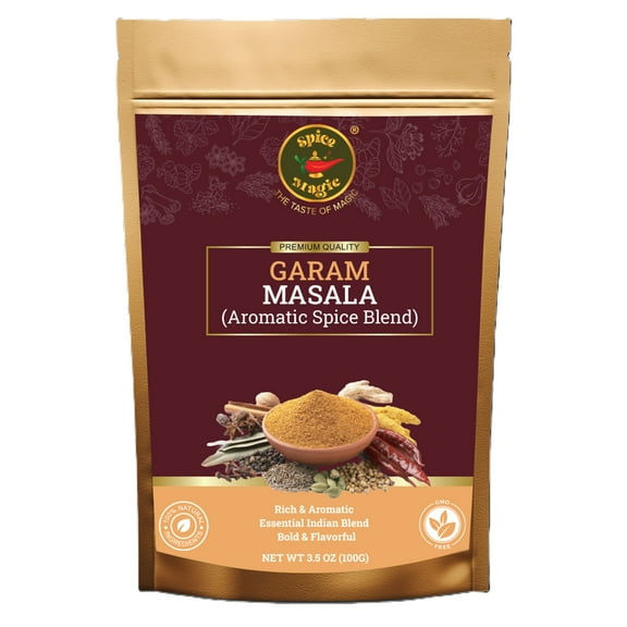 Spice Magic Garam Masala Powder | Indian Spice Blend | 3.5oz (100g) 100% Natural